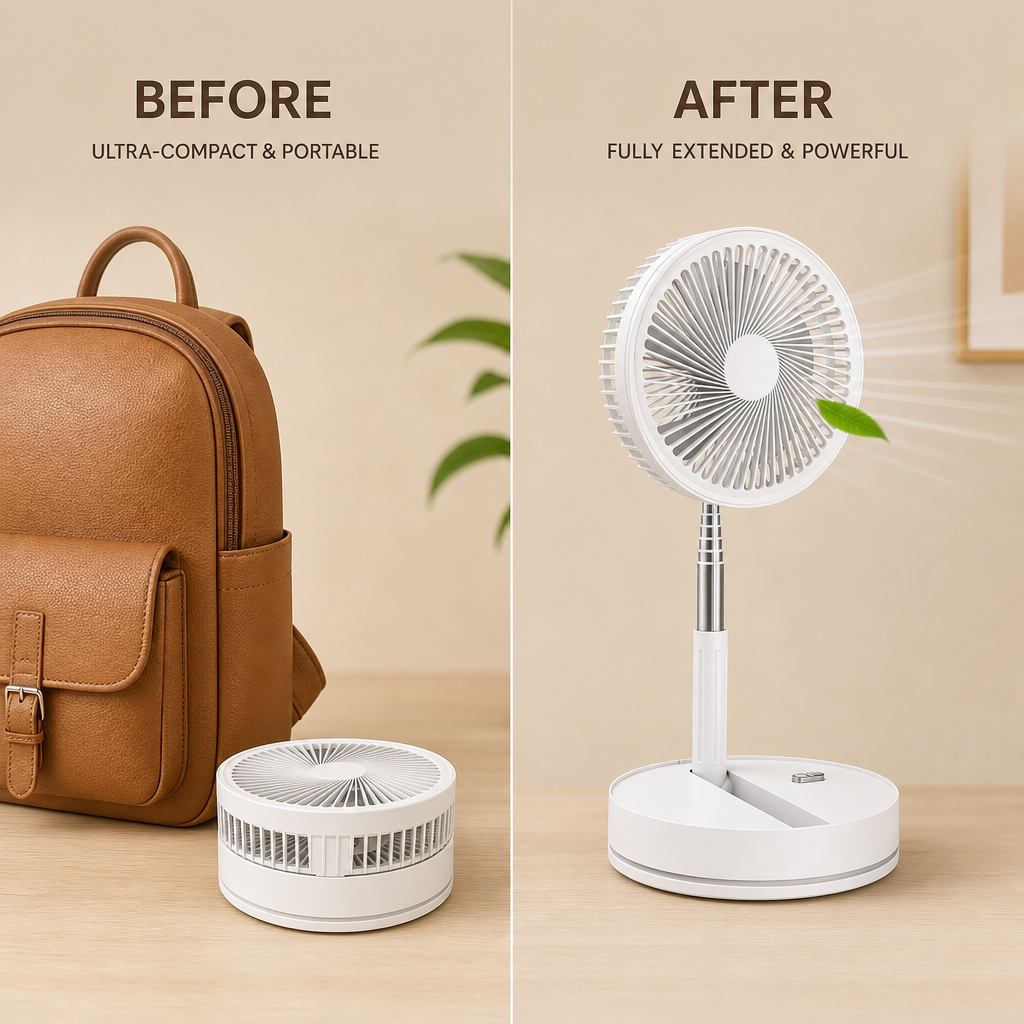 Ventilateur Télescopique 7200mAh